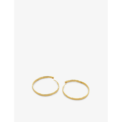 Monica Vinader Womens Yellow Gold Siren Muse Large 18ct Yellow Gold-plated Vermeil Sterling-silver H In Yellow Gold