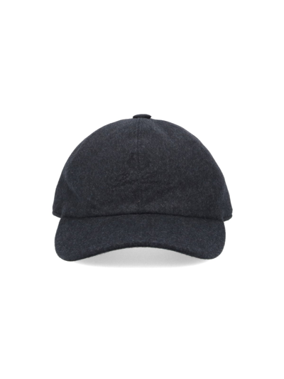 Shop Loro Piana 'storm System®' Baseball Cap In Black  