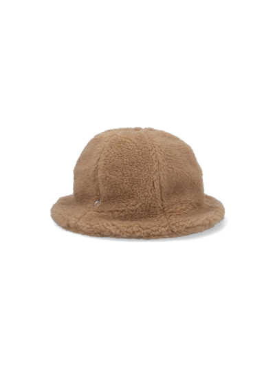 Shop Loro Piana 'teddy' Bucket Hat In Beige
