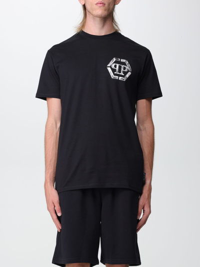Shop Philipp Plein T-shirt  Men Color Black 1