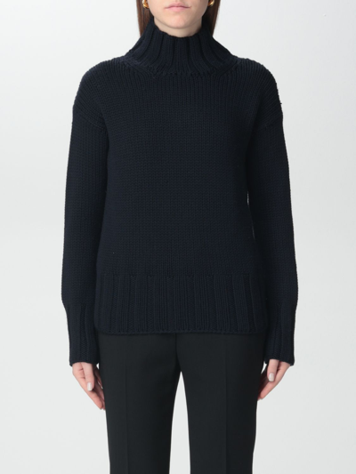 Shop Zanone Sweater  Woman Color Blue