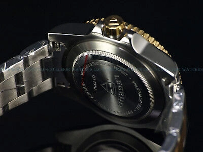 Pre-owned Legend Rare  Men's 200m Deep Blue Diver Automatic Two Tone Ss Blue Dial Watch