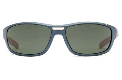 Pre-owned Vuarnet Sunglasses Vl191800071622 Vl1918 Racing 1918 Blue & Grey Polar Polarized In Gray