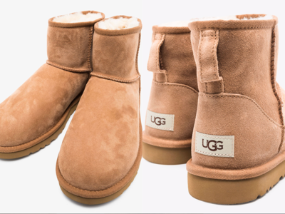 Pre-owned Ugg Boots Classic Mini Boot Shearling Chestnut Suede Boots Shoes 43 In Brown