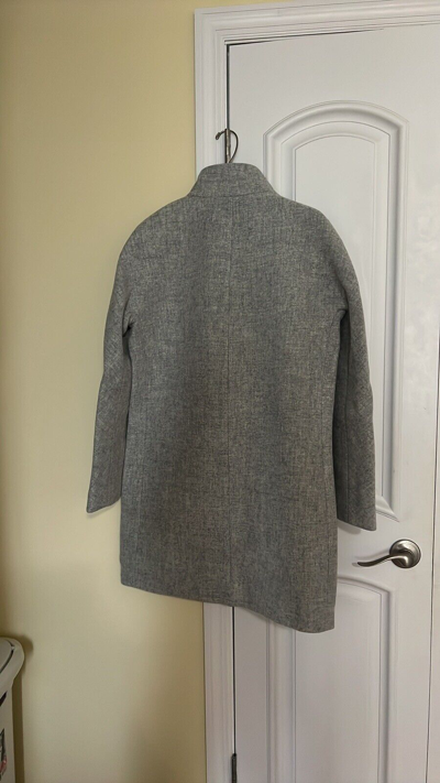 Pre-owned Jcrew Nwt-t6-j.crew Cocoon Coat In Italian Stadium-cloth Wool - Heather Dusk