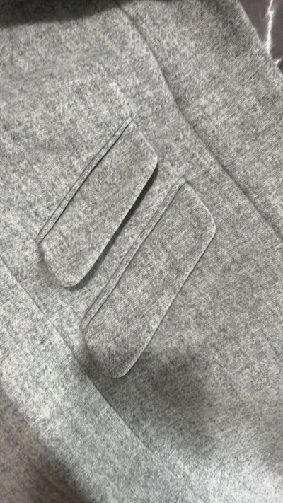 Pre-owned Jcrew Nwt-t6-j.crew Cocoon Coat In Italian Stadium-cloth Wool - Heather Dusk