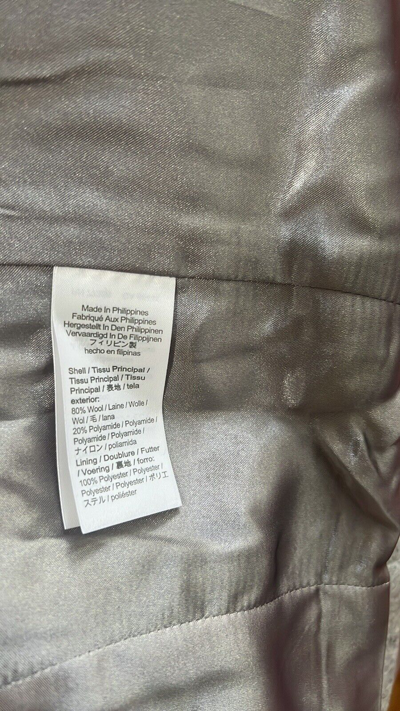 Pre-owned Jcrew Nwt-t6-j.crew Cocoon Coat In Italian Stadium-cloth Wool - Heather Dusk