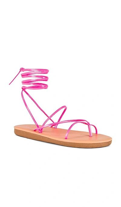 Shop Ancient Greek Sandals String Flip Flop In Pink