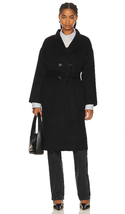 Shop Anine Bing Dylan Coat In Black