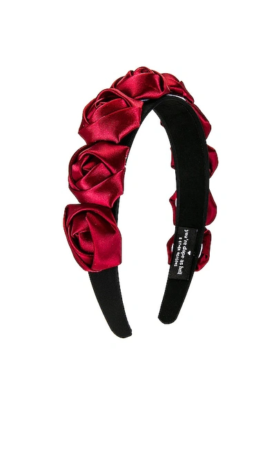 8 Other Reasons Rosette Headband In Red | ModeSens