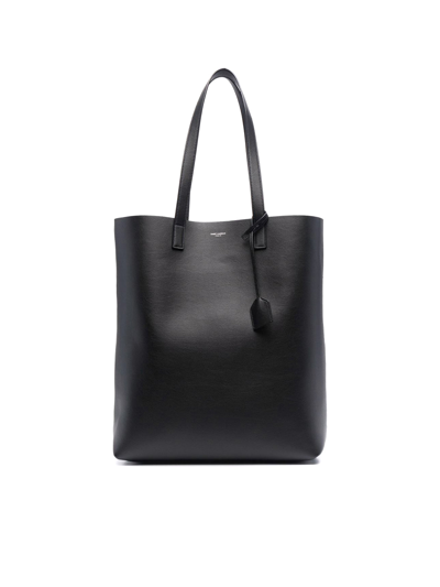 Shop Saint Laurent Ysl Bag Shopping Bag In Black