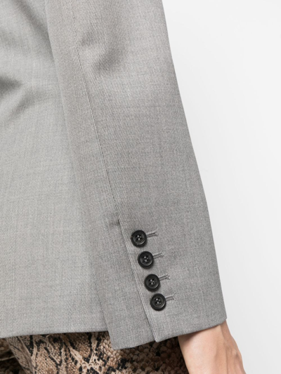 Armarium Sophisticated Double-breasted Wool Jacket For Fall/winter 2024 In Grau