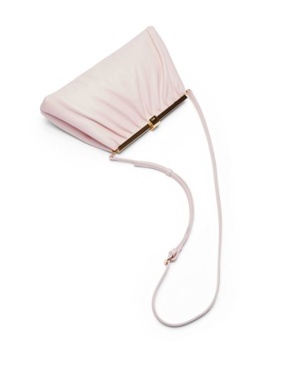 Shop N°21 Puffy Jeanne Engraved-logo Shoulder Bag In Rosa