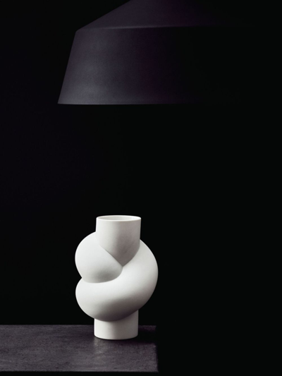 Shop Rosenthal Node Sculpted Vase In Weiss