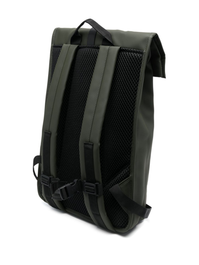 Rains W3 Foldover-top Backpack In Grün