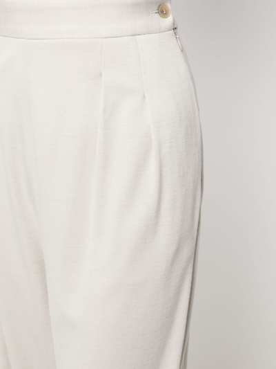 Fabiana Filippi Wool Trousers In Nude