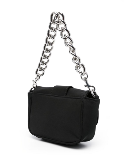 Shop Versace Jeans Couture Buckle-detail Shoulder Bag In Schwarz