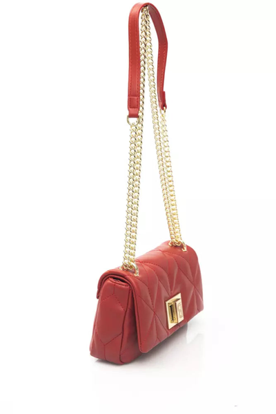 Shop Baldinini Trend Red Polyurethane Shoulder Women's Bag