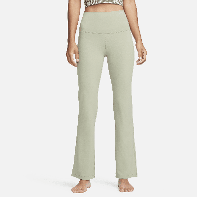 Shop Nike Women's  Yoga Dri-fit Luxe Flared Pants In Green