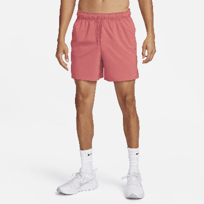 Shop Nike Men's Unlimited Dri-fit 5" Unlined Versatile Shorts In Red