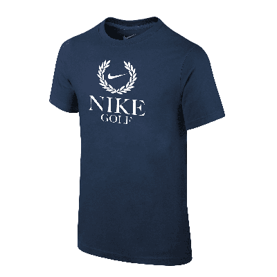 Shop Nike Golf Big Kids' (boys') T-shirt In Blue