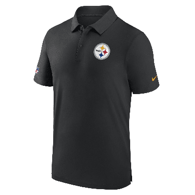 Shop Nike Pittsburgh Steelers Sideline Coach Menâs  Men's Dri-fit Nfl Polo In Black