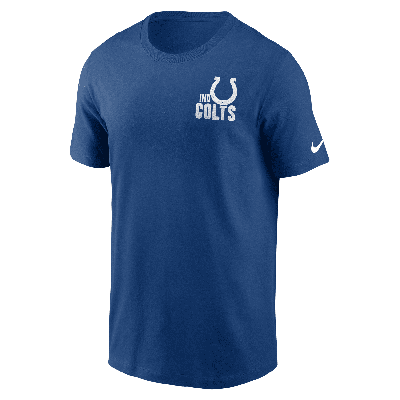 Shop Nike Indianapolis Colts Blitz Team Essential  Men's Nfl T-shirt In Blue