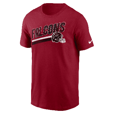 Shop Nike Atlanta Falcons Essential Blitz Lockup  Men's Nfl T-shirt In Red