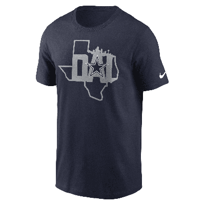 Shop Nike Dallas Cowboys Local Essential  Men's Nfl T-shirt In Blue