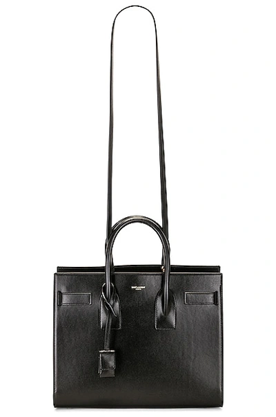 Shop Saint Laurent Small Sac De Jour Bag In Nero