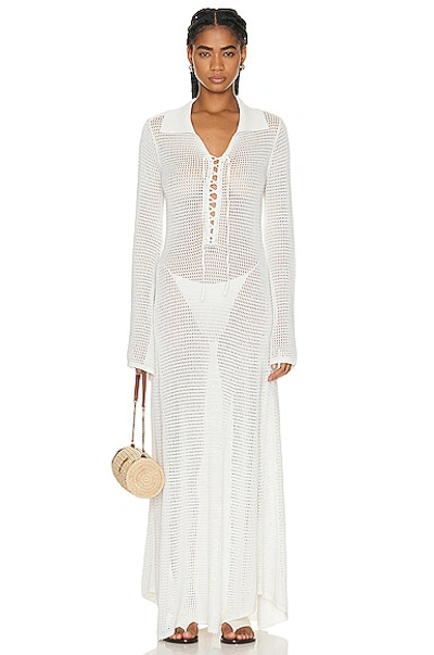 Shop Shani Shemer Clover Maxi Dress In Cream