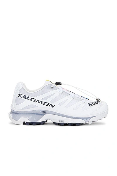 Shop Salomon Xt-4 Og Sneaker In White  Ebony  & Lunar Rock