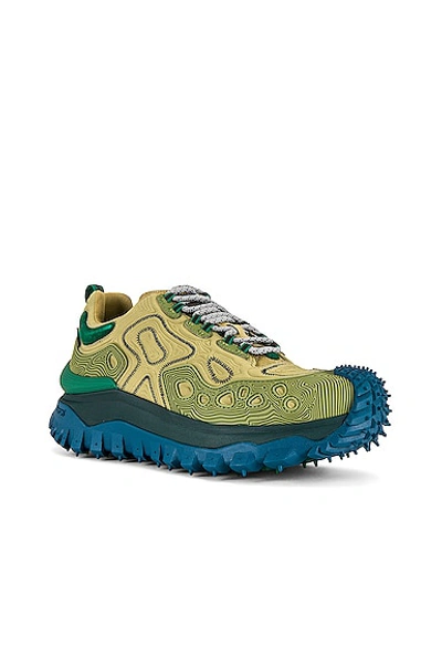 Moncler Genius X Salehe Bembury Green Trailgrip Sneakers In Multi