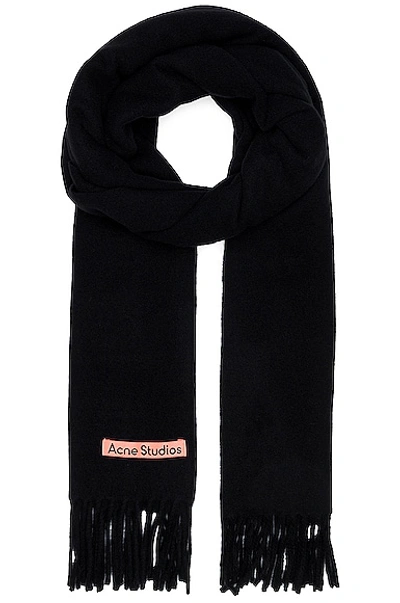 Shop Acne Studios Canada Scarf In Black