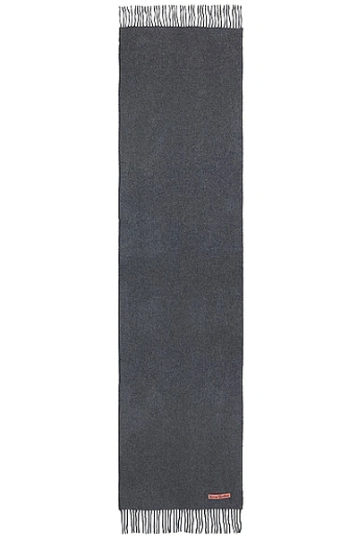 Acne Studios Canada Scarf In Grey Melange