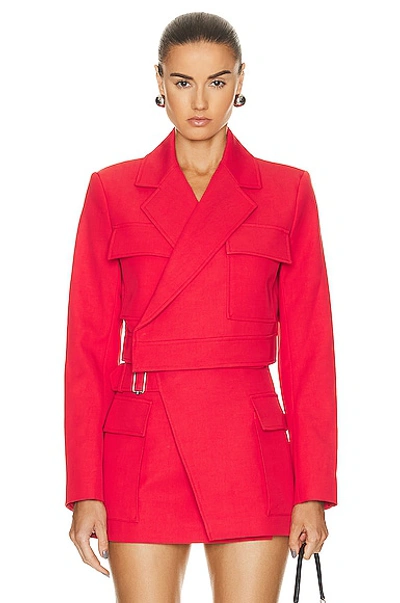 Shop A.l.c Reeve Jacket In Ruby