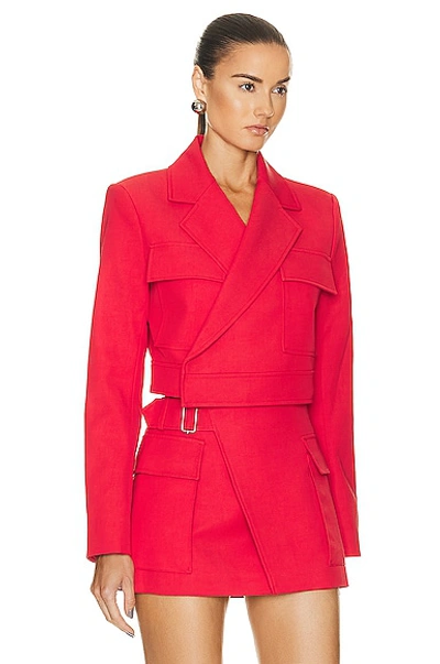 Shop A.l.c Reeve Jacket In Ruby