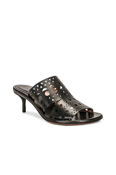 Shop Alaïa Mule Sandal In Noir