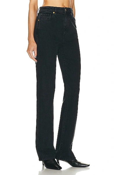 Khaite Abigail High Rise Straight Jeans In Prescott