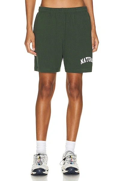 Shop Museum Of Peace And Quiet Natural Sweat Shorts In Forest