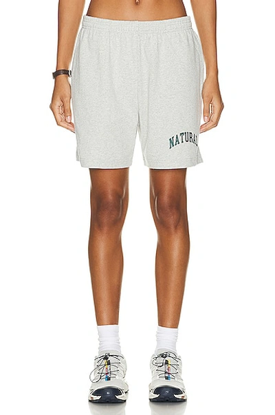 Shop Museum Of Peace And Quiet Natural Sweat Shorts In Heather