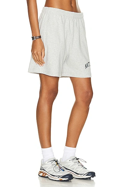 Shop Museum Of Peace And Quiet Natural Sweat Shorts In Heather