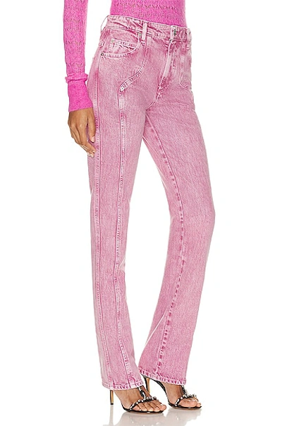Shop Isabel Marant Étoile Vonny Pant In Light Pink