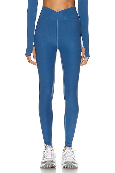 Shop Year Of Ours Stretch Veronica Legging In Tide Blue