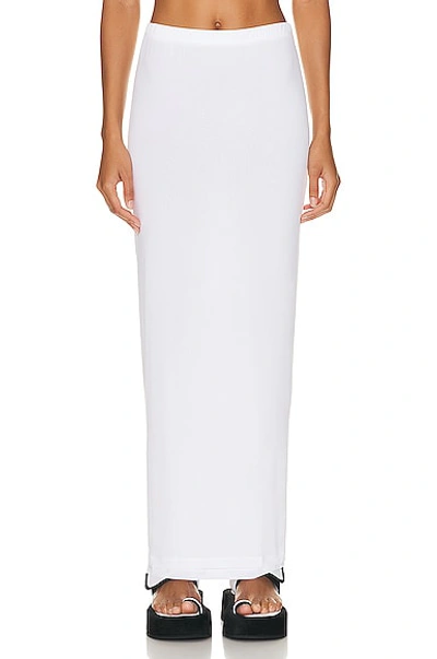 Shop Wardrobe.nyc Layered Tube Skirt In White