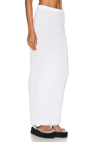 Shop Wardrobe.nyc Layered Tube Skirt In White