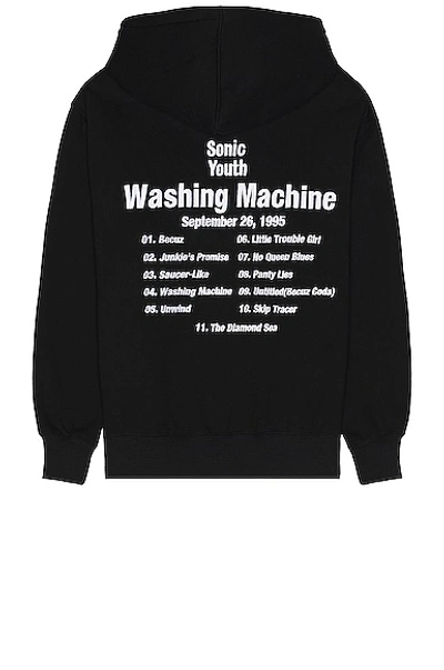 Shop Pleasures X Sonic Youth Washing Machine Hoodie In Black