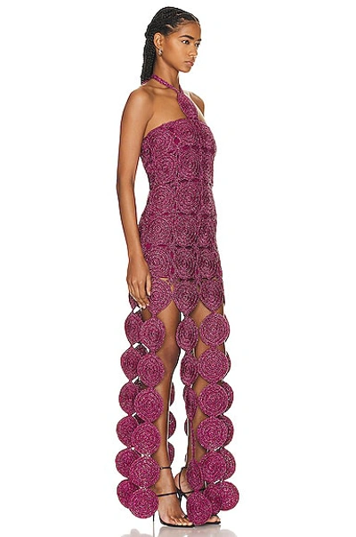 Simon Miller Beep Beep Dress In Magenta