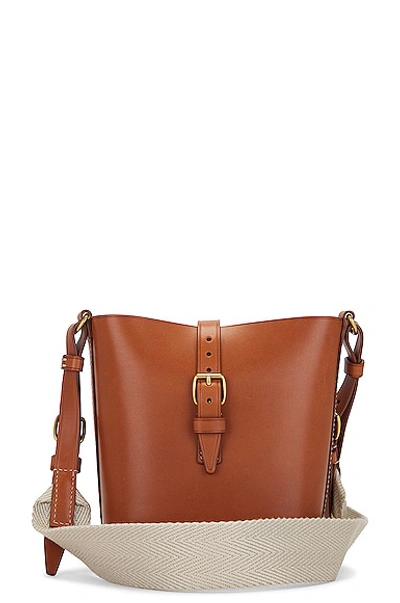 Pre-owned Saint Laurent Mini Bucket Bag In New Sella