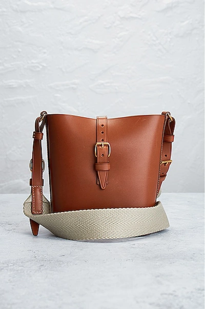 Pre-owned Saint Laurent Mini Bucket Bag In New Sella